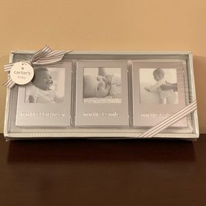 Carter’s 3-Pack My Firsts Photo Frames